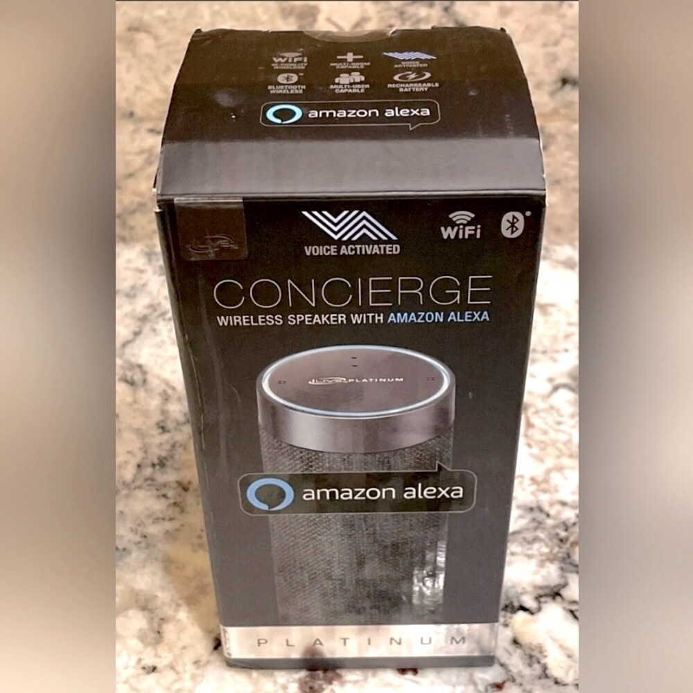 iLive Platinum Concierge WiFi Speaker with Amazon Alexa Built in.